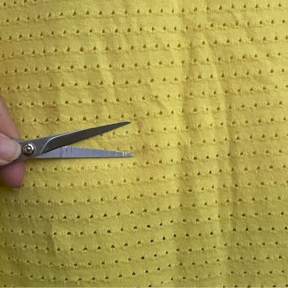 Vintage Versace Yellow Short Sleeve Polo Shirt - 50/XL, made in Italy 🇮🇹 - Picture 5 of 12